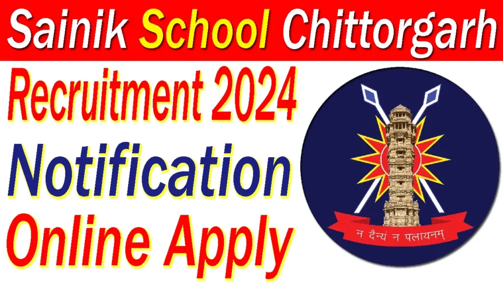 Sainik School Chittorgarh Recruitment