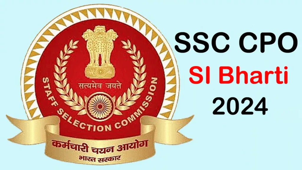 SSC CPO SI Recruitment