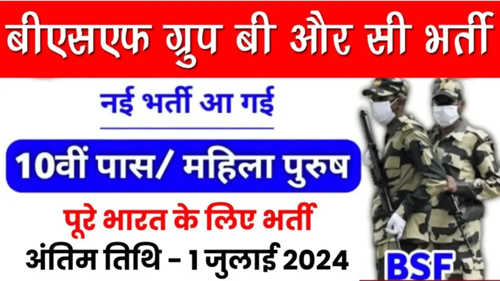BSF Group B C Recruitment 2024